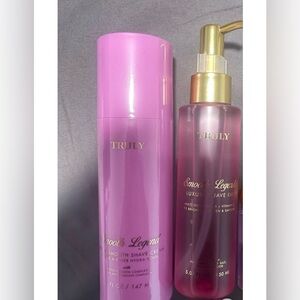 TRULY Smooth Legends Pink Shave Cream & Shave Oil Duo